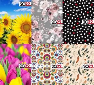 Opakowanie Kalendarz 2022 KK-1 F Kieszonkowy MIX AVANTI