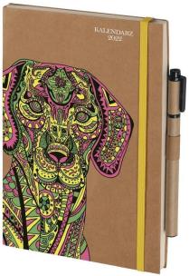 Opakowanie Kalendarz 2022 Kraft A5 Pies TNS ANTRA