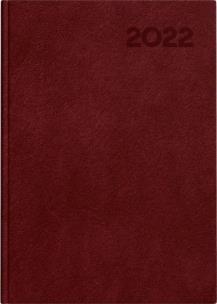 Opakowanie Kalendarz 2022 książkowy A5 Basic DTP bordowy