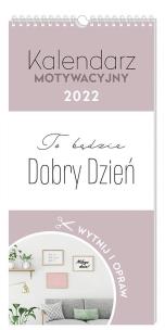 Opakowanie Kalendarz 2022 motywacyjny 22x46 Hasła