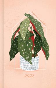 Okładka książki Kalendarz 2022 Rośliny domowe