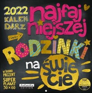 Opakowanie Kalendarz 2022 ścienny Classic Tablica Rodzinki