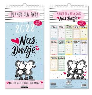 Opakowanie Kalendarz 2022 ścienny planer Sheepworld Dla Pary