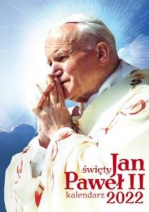Opakowanie Kalendarz 2022 Ścienny wieloplanszowy Święty JP II