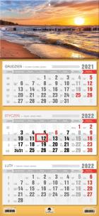 Opakowanie Kalendarz 2022 trójdzielny Bałtyk