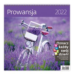 Opakowanie Kalendarz 30 x 30 z naklejkami. Prowansja 2022