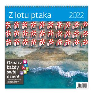 Opakowanie Kalendarz 30 x 30 z naklejkami. Z lotu ptaka 2022