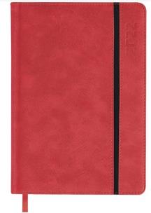 Opakowanie Kalendarz książkowy 2022 A5 czerwony EASY