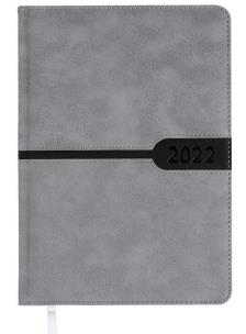 Opakowanie Kalendarz książkowy 2022 A5 szary EASY