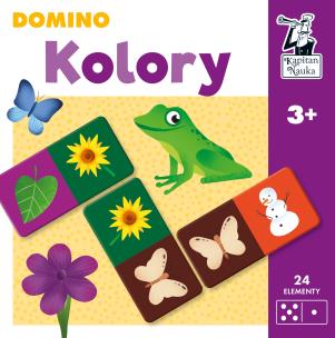 Okładka książki Kapitan Nauka. Kolory. Domino