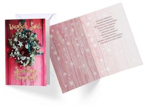 Opakowanie Karnet B6 3DV-158 Boże Narodzenie