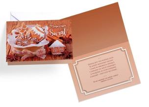 Opakowanie Karnet B6 3DV-162 Boże Narodzenie