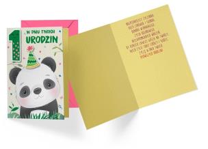 Opakowanie Karnet B6 DK-855 Roczek panda