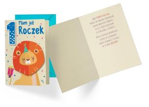 Opakowanie Karnet B6 DK-856 Roczek lew