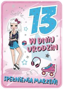 Opakowanie Karnet Urodziny 13 GM-750