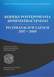 Okładka książki Kodeks postępowania administracyjnego po...