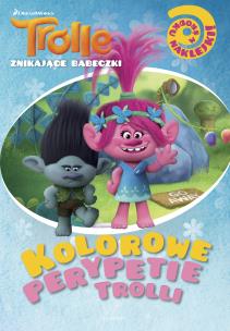 Kolorowe perypetie trolli. Znikające babeczki - uszkodzone. Autor: Marta Jamrógiewicz. Multiszop.pl Okładka książki Kolorowe perypetie trolli. Znikające babeczki - uszkodzone