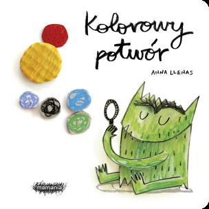 Okładka książki Kolorowy potwór. Książka kartonowa