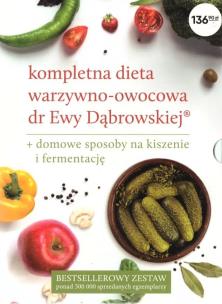 Okładka książki Kompletna dieta warzywno-owocowa dr E. Dąbrowskiej