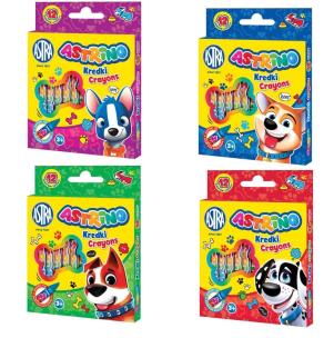 Opakowanie Kredki grafitowe 12 kolorów Astrino ASTRA