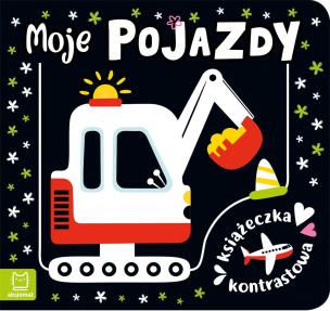 Książeczka kontrastowa. Moje pojazdy. Autor: Bator Agnieszka. Multiszop.pl Okładka książki Książeczka kontrastowa. Moje pojazdy