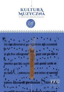 Okładka książki Kultura muzyczna w początkach państwa polskiego