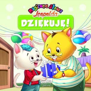 Okładka książki Magiczne słowa Leopolda - Dziękuję