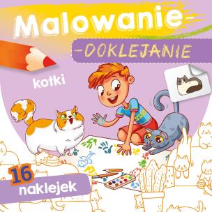 Okładka książki Malowanie-doklejanie. Kotki