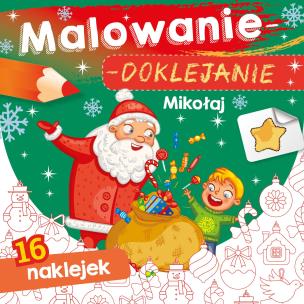 Okładka książki Malowanie-doklejanie. Mikołaj