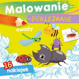 Okładka książki Malowanie-doklejanie. Owady