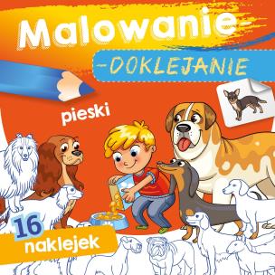 Okładka książki Malowanie-doklejanie. Pieski