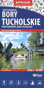Okładka książki Mapa - Bory Tucholskie-część północna-PN