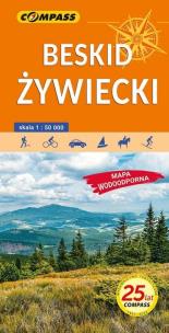 Okładka książki Mapa tur. - Beskid Żywiecki 1:50 000 laminat w.14