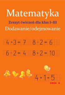 Okładka książki Matematyka. Dodawanie/odejmowanie SP 1-3