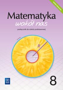 Okładka książki Matematyka wokół nas podręcznik dla klasy 8 szkoły podstawowej 1777A1