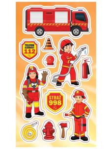 Opakowanie Naklejki Strażacy