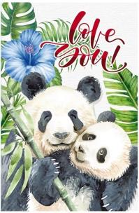 Opakowanie Notatnik ozdobny 105x165/64K kratka TW Panda