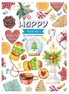 Opakowanie Notatnik ozdobny 145x197/64K kratka TW Happy