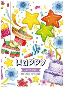 Opakowanie Notatnik ozdobny 145x197/64K kratka TW Piniata