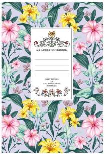 Opakowanie Notatnik ozdobny 145x197/80K kratka TW Kwiaty 3