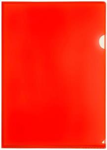 Opakowanie Obwoluta PP typ''L'' A4 czerw. BT615-C (12szt.)