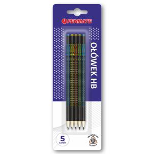 Opakowanie Ołówek Penmate trójkątny ( gwiazdki) 5 szt. na blistrze