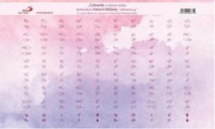 Opakowanie Paginatory - naklejki różowe ozdobne