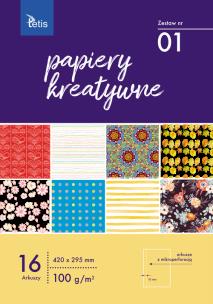 Opakowanie Papiery kreatywne A3 16 kartek nr 01 KB031-01