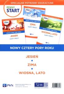 Opakowanie Pewny start Nowe cztery pory roku Jesień Zima Wiosna, lato Karty pracy Pakiet