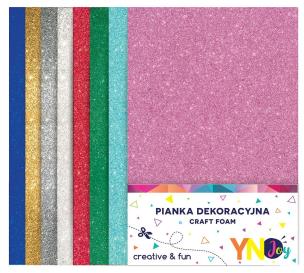 Opakowanie Pianka dekoracyjna Brokat NC-002 NOSTER