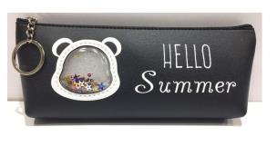 Opakowanie Piórnik saszetka Misiek Hello summer czarny FRESH