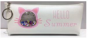 Opakowanie Piórnik saszetka Misiek Kot Hello summer FRESH