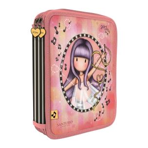 Opakowanie Podwójny Piórnik z wyposażeniem. Little Dancer