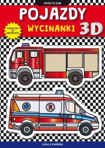 Okładka książki Pojazdy wycinanki 3 D